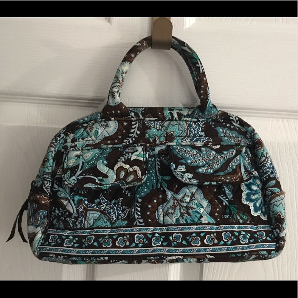 Vera Bradley Java Blue small dome satchel